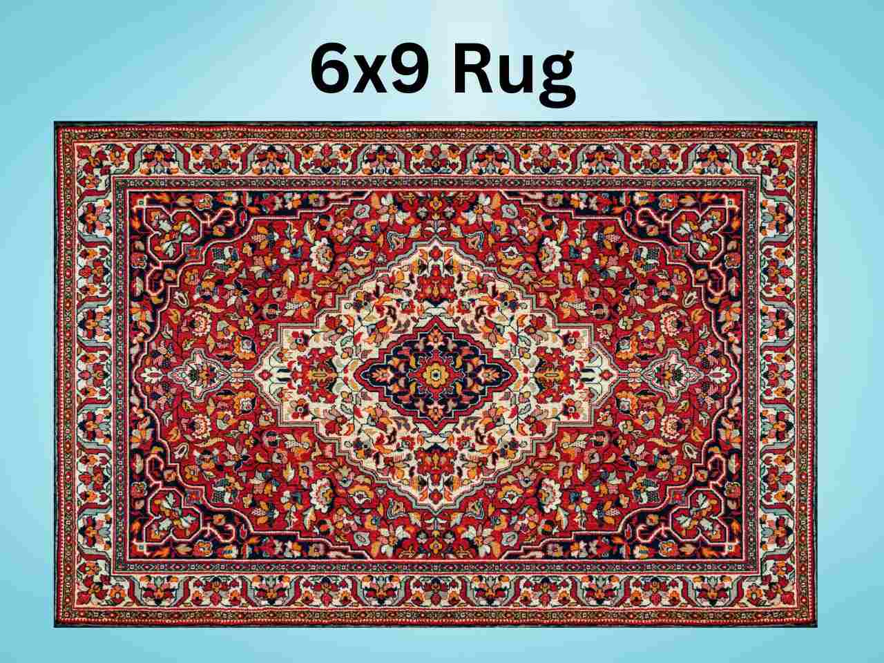 Can you put a 6x9 rug under a queen bed? 6x9 rug