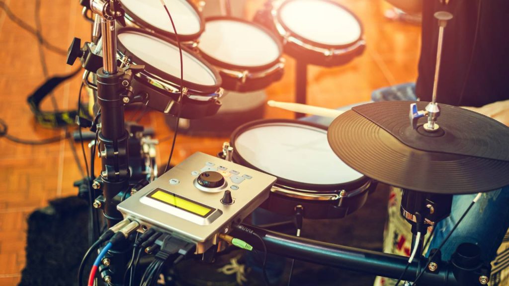 What size rug for drum set?