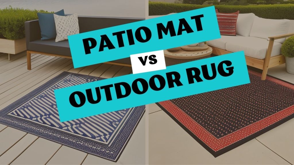 Patio Mat vs. Outdoor Rug – What Is the Difference? Patio mat vs. Outdoor rug
