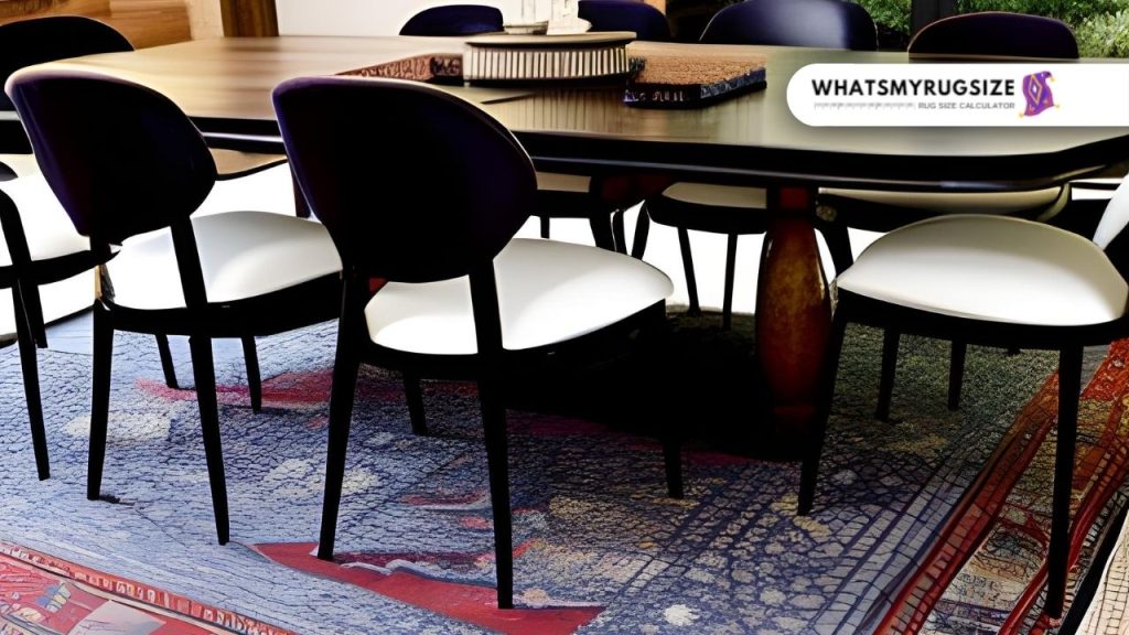 What size rug for a dining room table