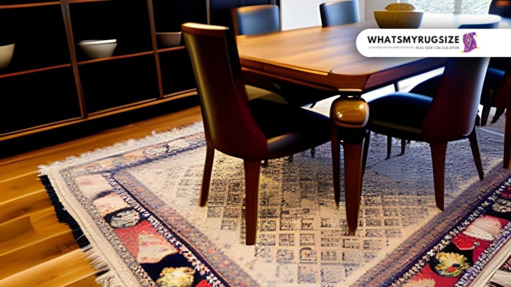 What size rug for a dining room table