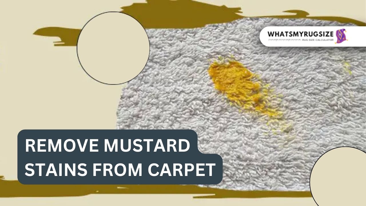 Remove Mustard Stains From Carpet (Home Remedy)