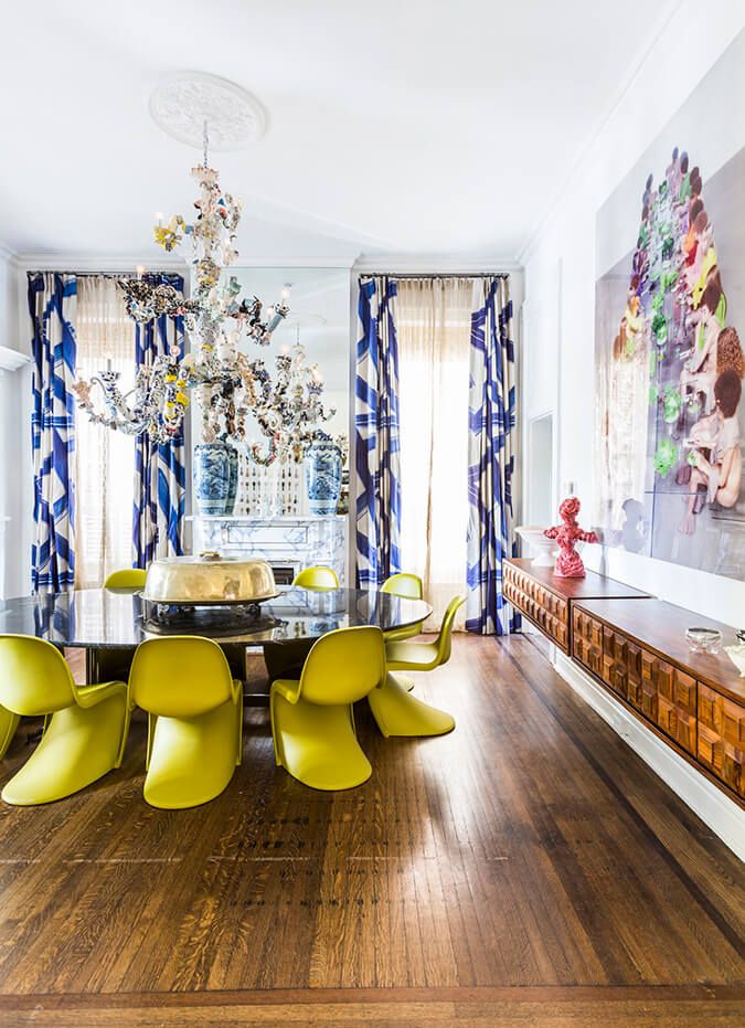 Statement Furniture under dinning table