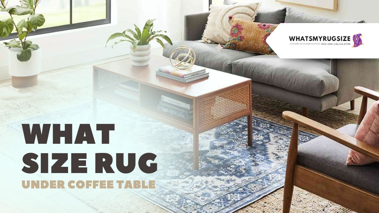 What Size Rug Under Coffee Table? (Guide)