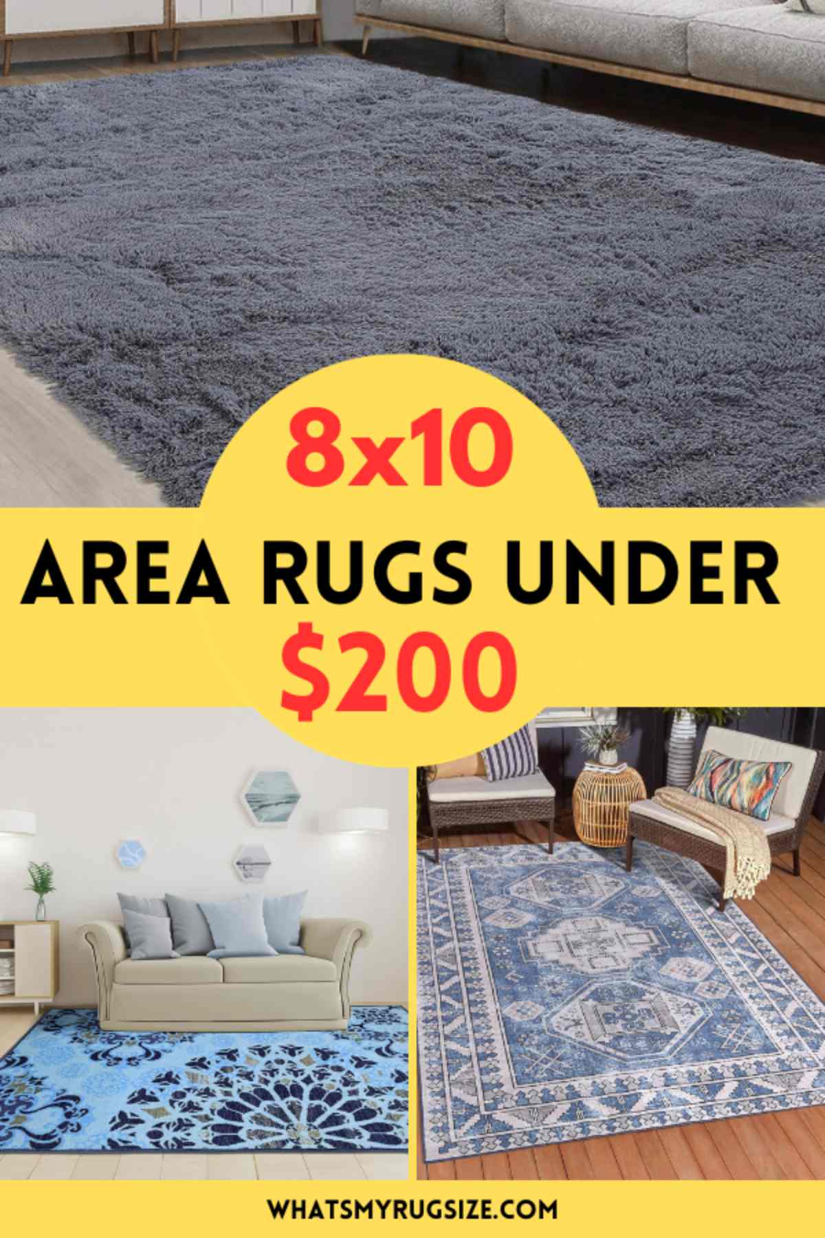 8x10 Area Rugs Under $200