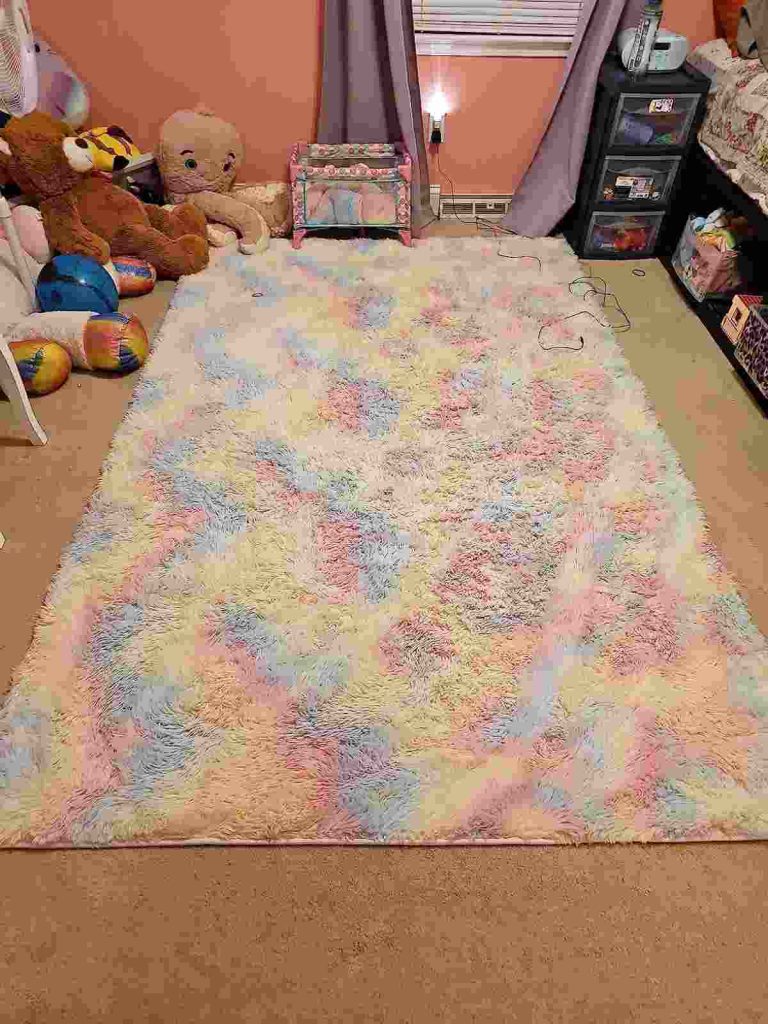 plush area rug