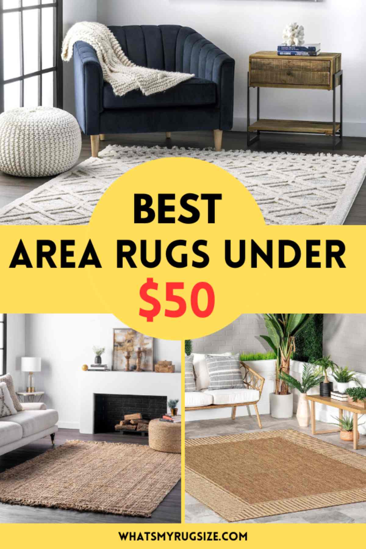 Area Rugs Under $50