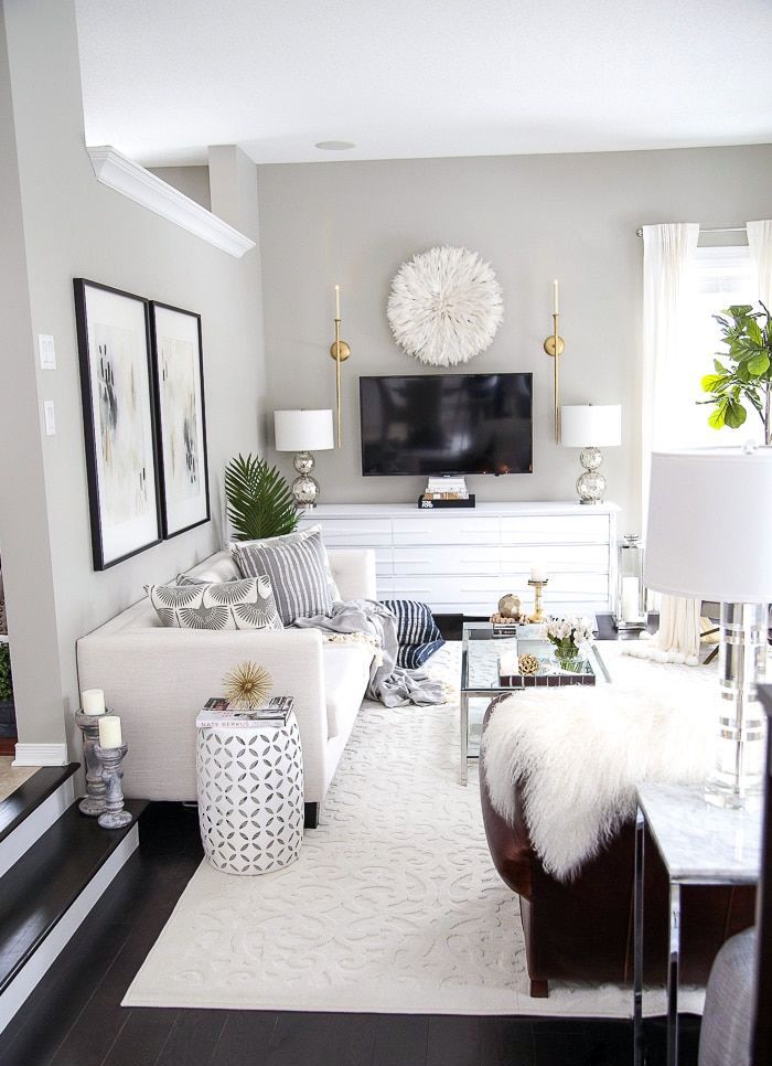 Rug Placement Living Room With TV
