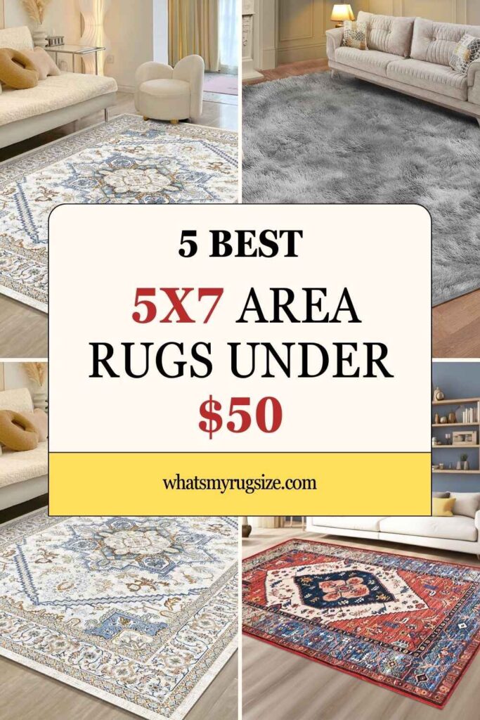 5x7 area rugs under $50
