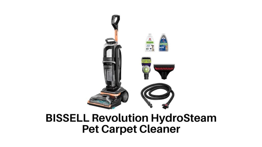 BISSELL Revolution HydroSteam Pet Carpet Cleaner