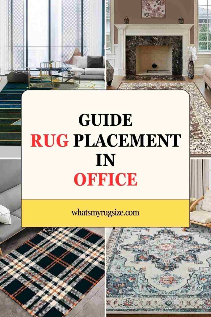 rug placement in office